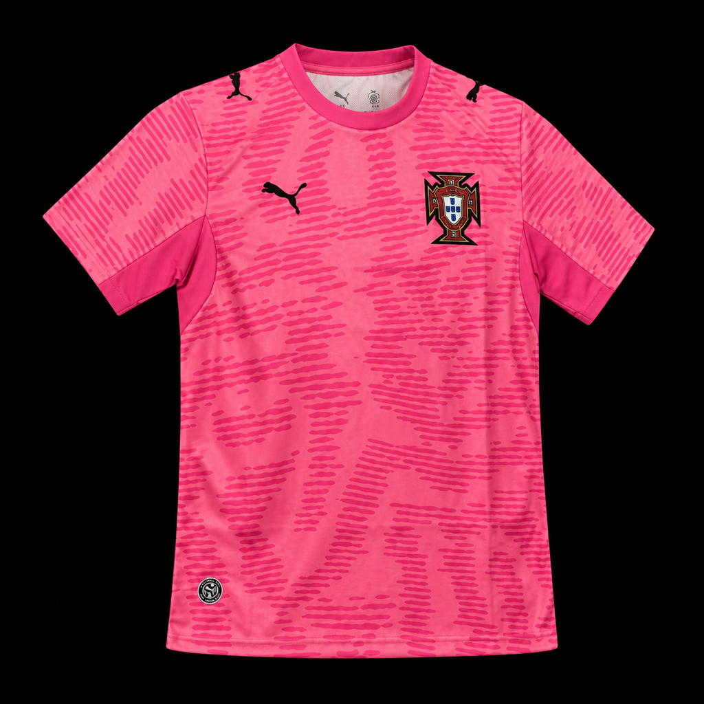 Portugal Electric Pink Football Jersey
